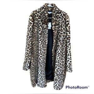 NWT CALVIN KLEIN FAUX FUR JACKET